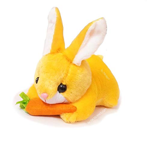 JYEONS ® - Cute Rabbit with Carrot Soft Toy for Kids Girls Boys Children Baby ,Plush Toy, Best Return Gift for Birthday || for Car
