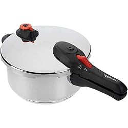 AmazonBasics - Autocuiseur en acier inoxydable, 4 l