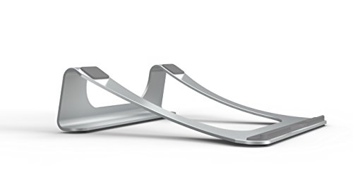 Tacana Modisch geschwungener Laptop Solide Aluminium Desktop-Ständer für Apple Macbook Pro/Air und alle 27,9–38,1 cm Laptops - 4