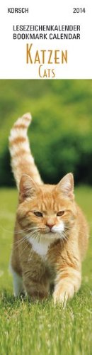 Katzen, Lesezeichenkalender 2014; Cats, Bookmark Calendar