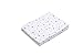 HATON Mini Stars – Pack of 3 Muslin Squares with A Embroidered, 70 x 70 cm 70 x 70 cm grey