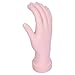 Elite99 Duable Trainer Training Movable False Model Hand Plastic Flectional Nail Art Acrylic Tip DIY Manicure Tool Oyster White