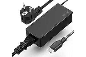 ETSSEMBO Chargeur USB C 65W Compatible avec Lenovo ThinkPad T14 T480 T480s T490 T490s T580 T580s T14S T15 L13 L14 L15 L390 E15 E14 E480 E490 E495 E580 E590 R480 X13 X280 X380 Type C Portable Adaptateur