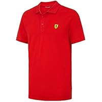 Ferrari Scuderia Polo Camisa, Rojo, Medium