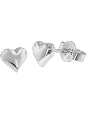 trendor Silber-Ohrringe Herzchen 35839