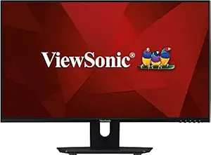 ViewSonic VX2480-2K-SHD 24 inch QHD Resolution SuperClear IPS Technology Entertainment Monitor (75 Hz Refresh Rate, HDMI, DP Port, in-Built Cable Management), Black