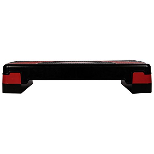 ScSPORTS Aerobic Stepper Large, rot/schwarz, 78 x 30 x 10/15/20 cm - 5