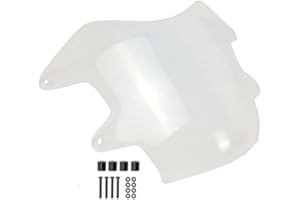 Riloer Acrylic Motorcycle Headlight Protection Cover for Y-amaha T-enere 700 2019+, Durable Motorbike Head Light Guard Protector Accessories, Transparent/Fluorescent Green