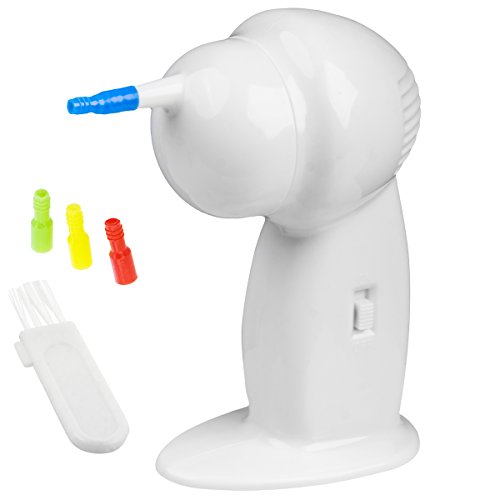 Nonowax Ohrenreiniger zur Entfernung von Ohrenschmalz mit 4 Aufsätzen