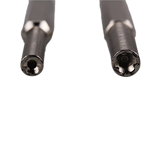 Sicherheit Bit Stahl, eJiasu Sicherheits-Schraubendreher-Werkzeug Spiel Bit 3,8mm+4,5mm für Nintendo NGC / SFC / N64 / SEGA Game Boy öffnen Tools Kit (2 in 1 pack) - 3