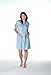 Blue Dottie Small Maternity & Breastfeeding Nightie
