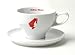 Produktbild Meinl Cappuccino Tasse weiß rotem Kopf