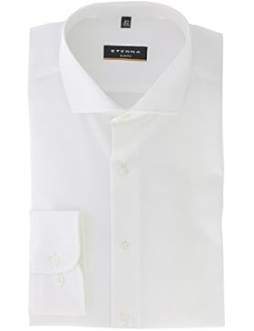 ETERNA Langarm Hemd SLIM FIT Chambray unifarben