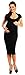Zeta Ville Women?s Pregnancy Maternity Summer Stretch Bodycon Jersey Dress 205 (UK 14, Black)