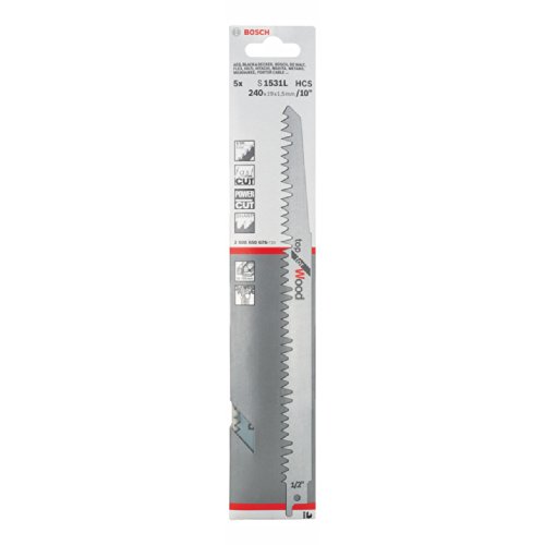 Bosch Säbelsägeblatt S 1531 L (240 mm, 5 Stück), 2608650676 - 2