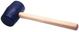 mazo grande de berro 450 mm de largo. Laser 0434 - Martillo de goma (tamaño grande, 1 kg)