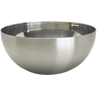Ikea 200.572.55 Blanda Blank Solid Serving Bowl, Stainless Steel (Silver, 8-Inch)