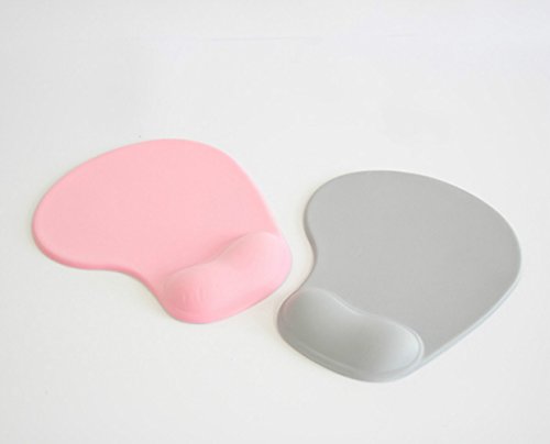 Gel Mouse Wrist Rest Support Comfort Foam Pad Anti Slip Mat for PC – Pink - 2