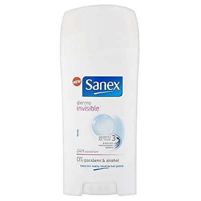 Sanex Déodorant Dermo Anti-traces Blanches Sticks de 65 ml - Lot de 3