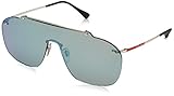 Protective case included Prada Linea Rossa 0PS 51TS, Gafas de Sol para Hombre, Marrón (Silver), 55