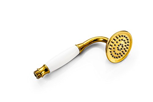 yolococa traditionellen Telefon Stil handhead Dusche Head Hohe Druck Golden Duschkopf - 4