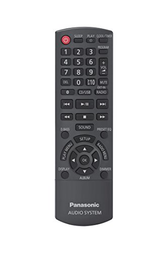 Panasonic SC-PMX84EG-K Micro HiFi System (120W RMS, Bluetooth, Radio, DAB+, USB, Stereo Cinch) schwarz