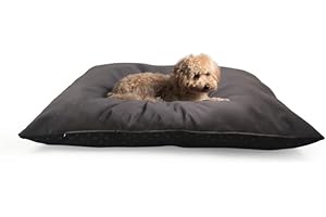GM Housse de Rechange pour Coussin Chien et Chat - Résistante, Charnière latérale, déhoussable et Lavable - Hydrofuge, Anti-Tache, Antidérapante - Petite Taille : M - 60x100 cm