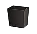 Produktbild Gedotec Papierkorb zur Abfall-Ablage Müll-Tonne Büro-Möbel Müll-Eimer Küche - H3050 | 263x197x290 mm | 10 Liter | Kunstleder schwarz | 1 Stück