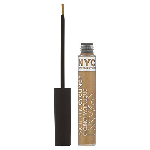 NYC Metallic Liquid Eyeliner, Liquid Gold