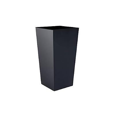 Prosper Plast M Taille Anthracite URBI 37 cm de haut Pot de fleurs Plastique avec doublure interne, 7 couleurs