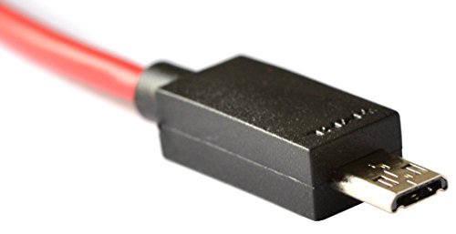 Original PhoneStar 2 Meter MHL Full HD Adapter Kabel inkl. Audio- und Bildübertragung – 11-polig / 1080p / Micro USB und USB zu HDMI – passend für Ascend P1, Ascend P2, Ascend U9200 uvm. - 4