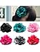 WPG Wedding Satin Hair Flower Decoration Clip Grip Pin Corsage Brooch (Rose)