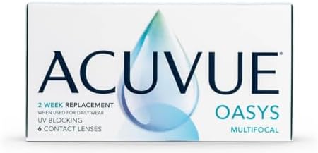 ACUVUE OASYS MULTIFOCAL - Lenti a contatto quindicinali per la presbiopia - Protezione UV;+3.50 diottrie; BC 8.4; DIA 14.30; ADD Low; 6 lenti