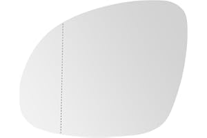 ‎SENZEAL SENZEAL Spiegelglas Links Fahrerseite Beheizbar mit Trägerplatte für VW Tiguan 2007-2016 Skoda Yeti 2009-2017 VW Sharan 2010-2022 Seat Alhambra 2010-2020 Außenspiegel Glas Ersatz (Links)