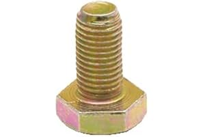 Ratioparts Tornillo M10 x 1,25, rosca izquierda, 20 mm para desbrozadora (10 unidades)