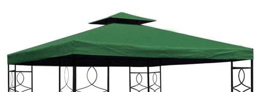 WASSERDICHTER Pavillon 3x3m Terrakotta ROMANTIKA Metall inkl. Dach Festzelt wasserfest Partyzelt - 4