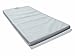 LAURA 119x59cm Baby Travel Cot Mattress PLUS 100% High Quality Combed Jersey Cotton Fitted Travel Cot Sheet : BOTH Are British Made