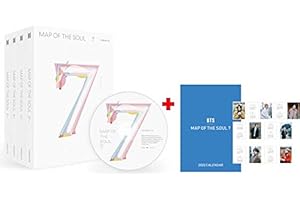 BIGHIT BTS Map of The Soul: 7 [Ver. 4] Album, PHOTOBOOK_Lyric Book_Mini Book_Photocard_Post Card_Sticker_Coloring Paper_Folded Poster_Special Bonus/Privilege(Referring to The Bullet Point Below)