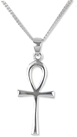 MiChic Plain Ankh Cross Pendant on Chain of Length 46 cm