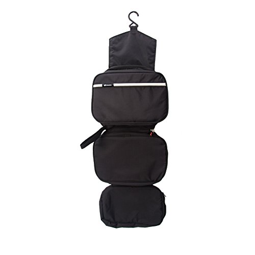 Torido Premium Kulturtasche zum Aufhängen, wasserdichte Waschtasche, faltbarer Kulturbeutel mit Haken fürs Reisen, verschiedene Fächerarten - 8