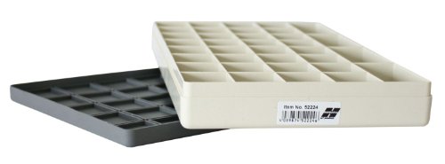 Mijello 52224 – Peel Off Palette Kunststoffpalette mit Deckel und Fächern, circa 22 x 33 cm - 2