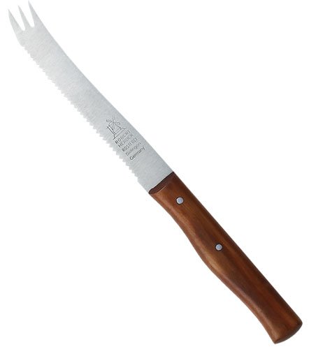 Gabelspitz, Kirsche, blaugepließtet, rostfrei, Klingenlänge: 111mm