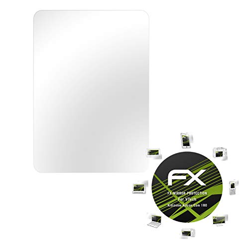 atFoliX Displayschutz für VTech Kidizoom Action Cam 180 Spiegelfolie - FX-Mirror Folie mit Spiegeleffekt