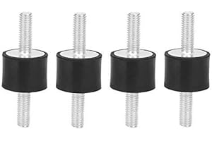 DIOVERDE Tarente 4pcs M6 Gummilager Male Anti Vibration Silent Auto-Boot Bobbins (VV20 * 15 M6 * 18)