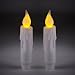 Produktbild 4er Set LED Tafelkerzen mit Zeitschaltuhr 12cm Batteriebetrieb Lights4fun
