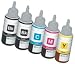 Produktbild Set & SCHWARZ Tintenpatronen kompatibel für EPSON EcoTank ET-2500 ET-2550 ET-2600 ET-4500 ET-4550 ET-14000 L120 L200 L210 L310 L350 L355 L365 L555 L1300 | 70ml T6641 T6642 T6643 T6644