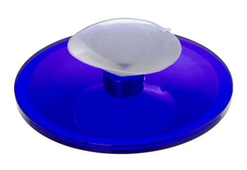 WENKO 20599100 Vergrößerungs-Kosmetikspiegel Pistoia Blau, 500% Vergrößerung, Kunststoff, 3.5 cm, Blau - 2