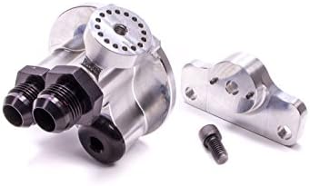 PETERSON FLUID 09-1352 Remote Oil Filter w/Flat Mount 12an