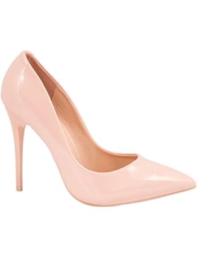 Elara Spitze Damen Pumps | Bequeme Lack Stilettos | Elegante High Heels
