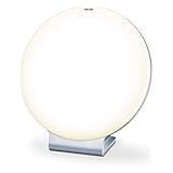 Beurer Tl50uk Compact Led Sad Lamp | Helps Combat Seasonal Affective Disorder | 10,000 Lux | Table-top Daylight Lamp | Slim Design | Uv-free Led Light Therapy | Medical Ce